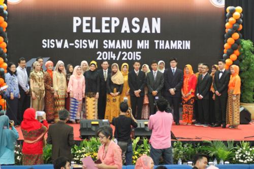 Pelepasan Peserta Didik Tahun Pelajaran 2014/2015